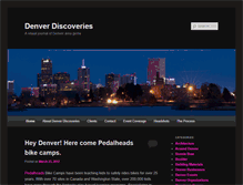 Tablet Screenshot of denverdiscoveries.com